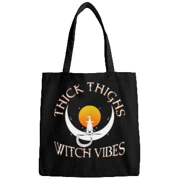 Discover Thick Thighs Witch Vibes Bags