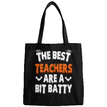 Discover The Best Teacher Are A Bit Batty, Halloween Bat Bags