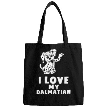 Discover I Love My Dalmatian Bags