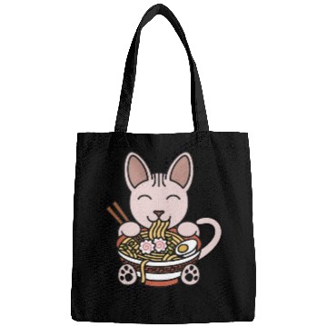 Discover Sphynx Cat Ramen Noodles Bags