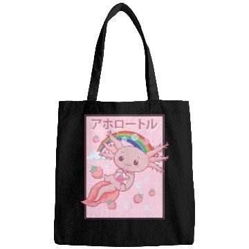 Discover Kawaii Axolotl Strawberry Milk Bags