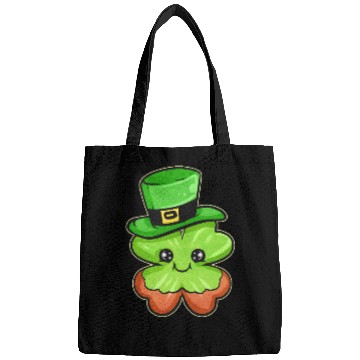 Discover Shamrock Wearing Red Beard and Green Hat For Bags