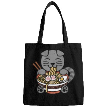 Discover Scottish Fold Cat Ramen Noodles Bags