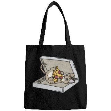 Discover Devon Rex Cat Pizza Lover Bags