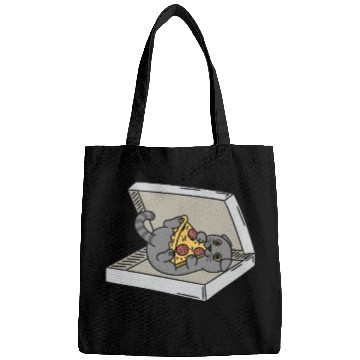 Discover Scottish Fold Cat Pizza Lover Bags
