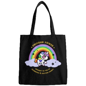 Discover Unicorn Power by Rainbows and Cotton Candy Bags