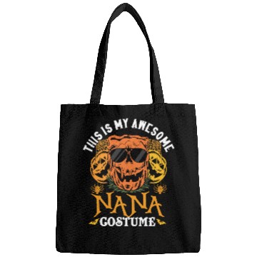 Discover This Is My Awesome Nana Costume Grandma Halloween Bags