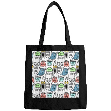 Discover SARAMOM scary pattern Bags