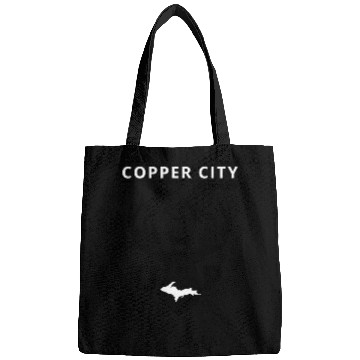 Discover Copper City Michigan Upper Peninsula Bags