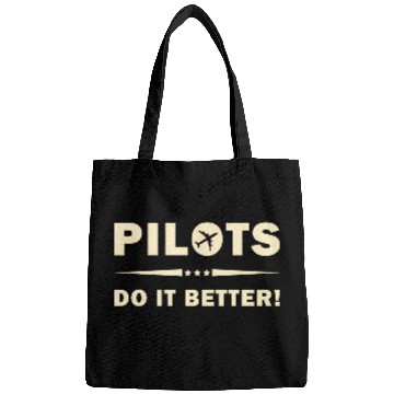 Discover Pilots Do It Better - Funny Flying, Funny Pilot Bags