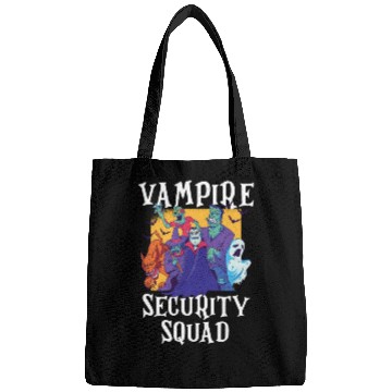 Discover Vampire Security Squad Funny Easy Halloween Costum Bags