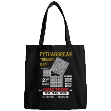 Discover Pythagorean Theorem Day I Was There Math Teacher Bags