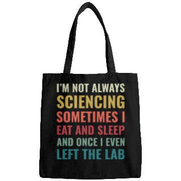 Discover Science Chemist Funny Scientist Laboratory Bags