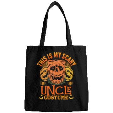 Discover This Is My Scary Uncle Costume Funny Halloween Bags