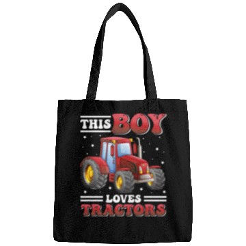 Discover This Boy Loves Tractors! Farmer Kids, Boy Tractor Bags