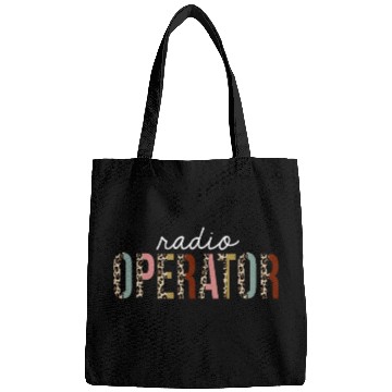 Discover Radio Operator Leopard Print Funny Gift Bags