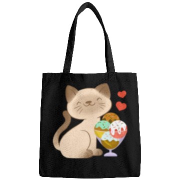 Discover Ice Cream Cat Lover Bags
