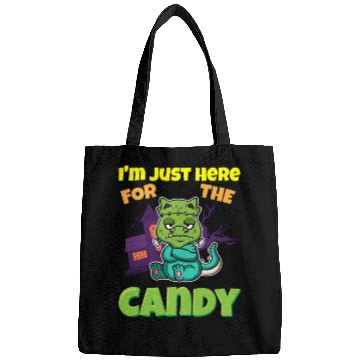 Discover I'm Just Here For The Candy Scary Halloween Beast Bags