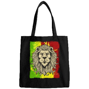 Discover Reggae Jamaican Lion Rasta African Bags