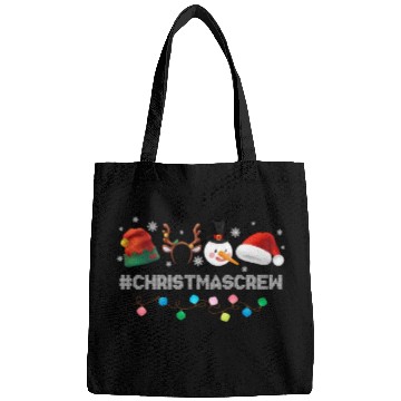 Discover Christmas Crew Elf Reindeer Santa Hat Bags