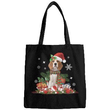 Discover Christmas Beagle Dog Cute Bags