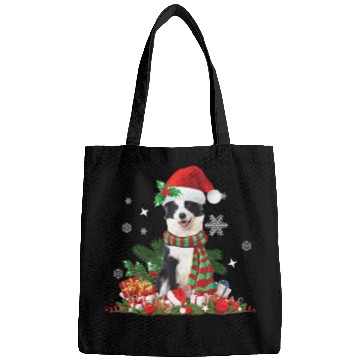 Discover Christmas Border Collie Bags