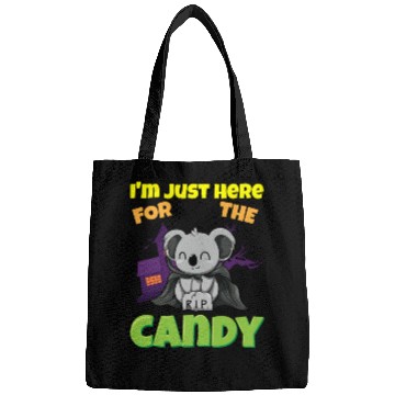 Discover I'm Just Here For The Candy Scary Halloween Beast Bags