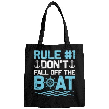 Discover Rule #1 Don't Fall Off The Boat Cruiser Vacation C Bags