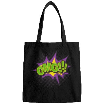 Discover Comic Style OMG Expression Design Bags