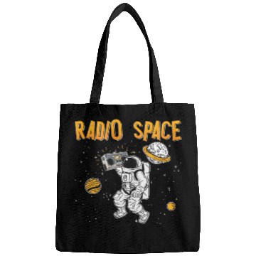 Discover Music Lover Astronomy Radio Space Stars Universe Bags
