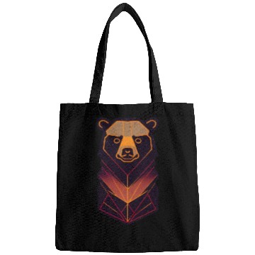Discover Orange neon bear Bags
