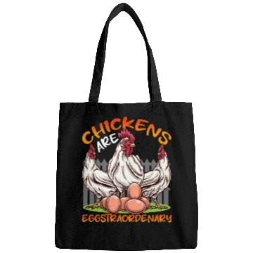 Discover Funny Chickens Chicken Farm Eggs Bags