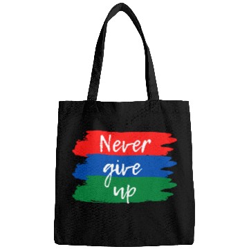 Discover Never Give Up Bags