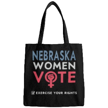 Discover Nebraska Women Vote Voter 2022 Election Feminist Bags