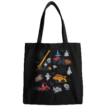 Discover Spooky Construction Vehicles Bags