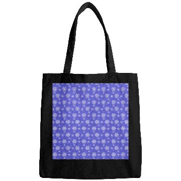 Discover Blue Snowflakes Pattern Bags