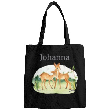 Discover Forest Animal Deer Flowers Name Johann Bags