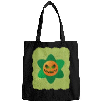 Discover flowers pumpkin Halloween Bags
