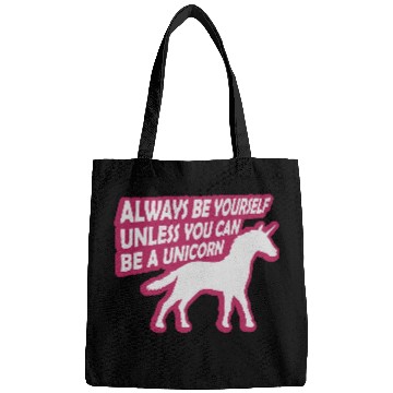 Discover unicorn always be yourself Bags