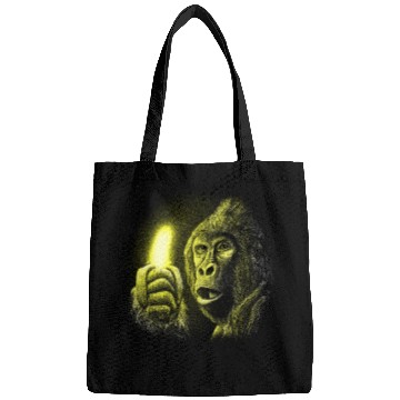 Discover Gorilla and neon banana Bags