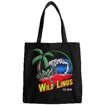 Discover Surfing Skull by Wild Linus Germany Bags