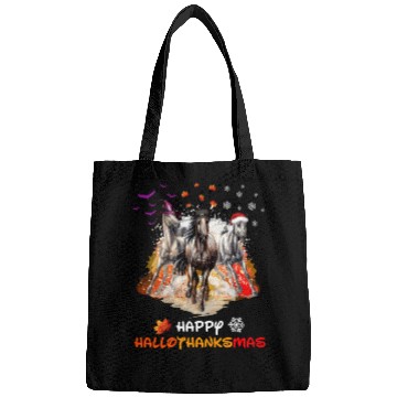 Discover Horses Happy HalloThanksmas Bags
