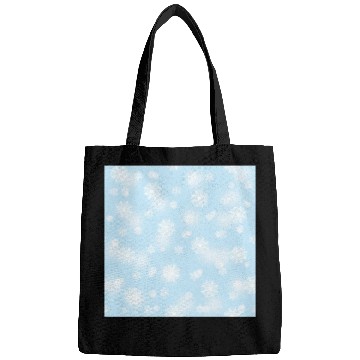 Discover Blue Snowflakes Pattern Bags