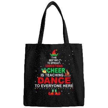 Discover Dance Teacher Christmas Bags Elf Cheer Bags