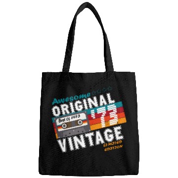 Discover 1973 Vintage Birthday Vintage Gift Retro Bags