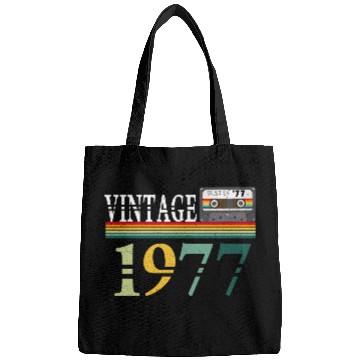 Discover 1977 Vintage Vintage Retro Birthday Gift Bags