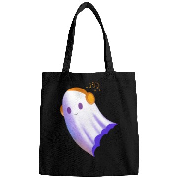 Discover A Ghost with headphones Bags