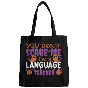 Discover Ghost Pumpkin Language Teacher Halloween Bags