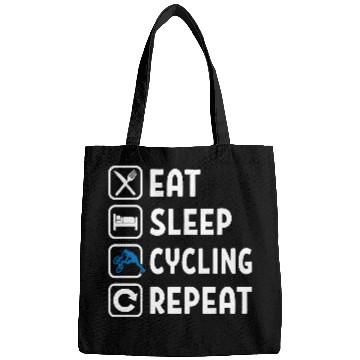 Discover Eat Sleep Cycling Repeat Bags
