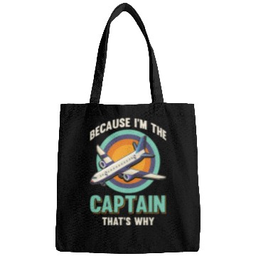 Discover Because I'm The Captain That's Why For A Airline Bags